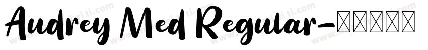 Audrey Med Regular字体转换